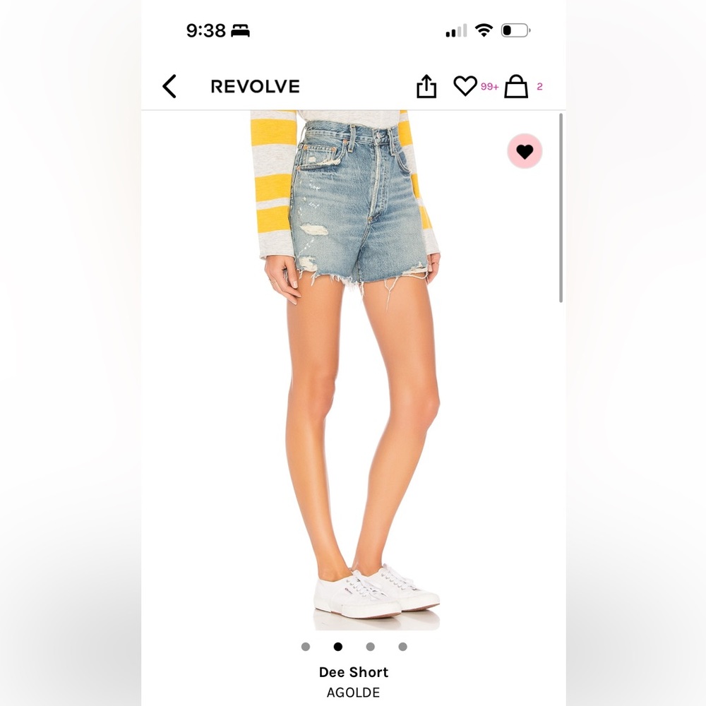AGOLDE Dee Dee Short 25